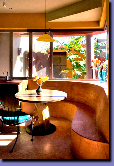 The downstairs kitchen An image of the downstairs kitchen